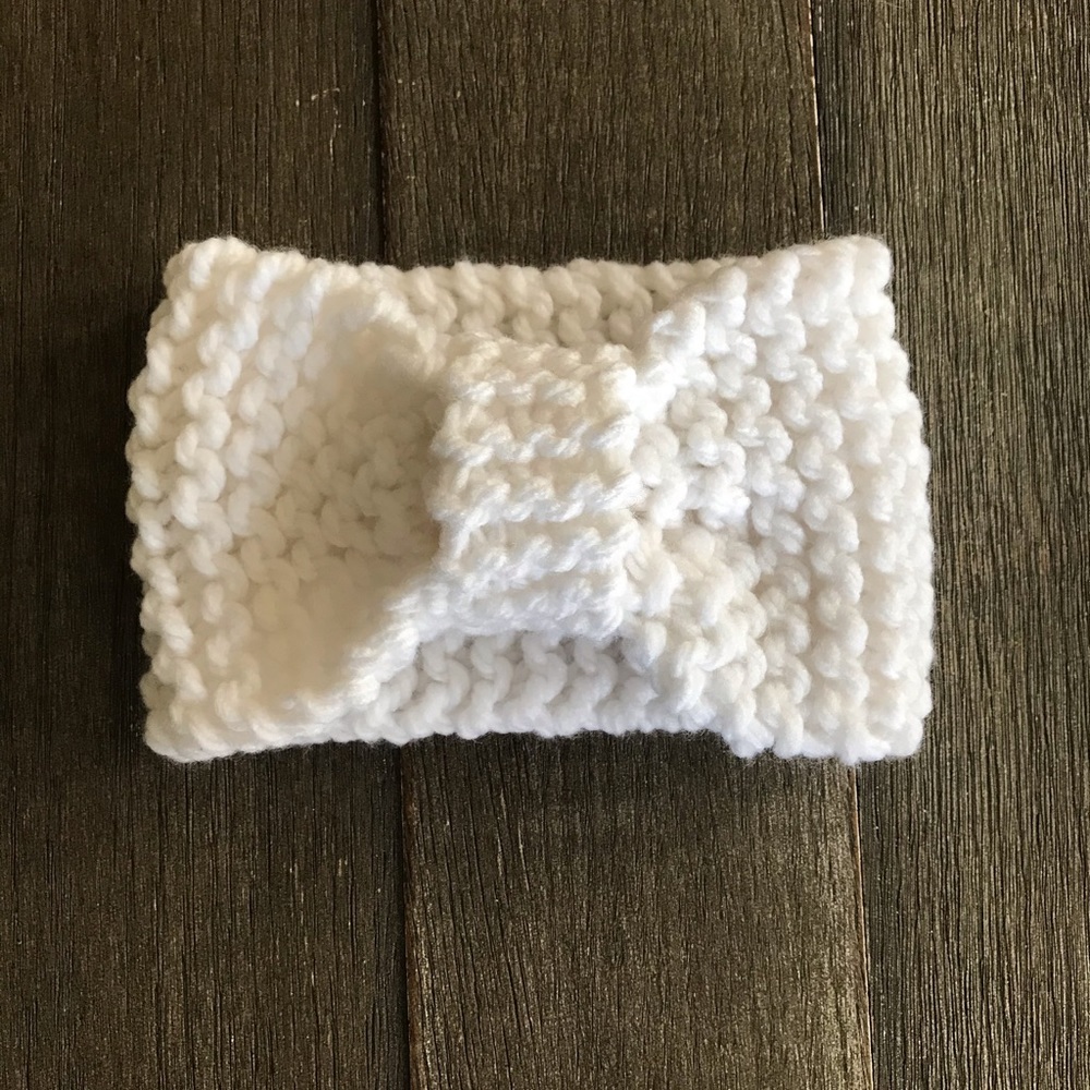 Hand knitted headband/Ear warmer